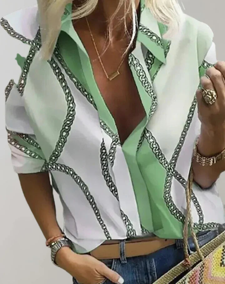 Levoire | Blouse À Manches Longues Adaptée À La Vie Quotidienne Vert