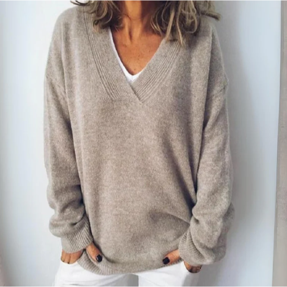 Levoire | Pull Chaleureux Et Décontracté Beige