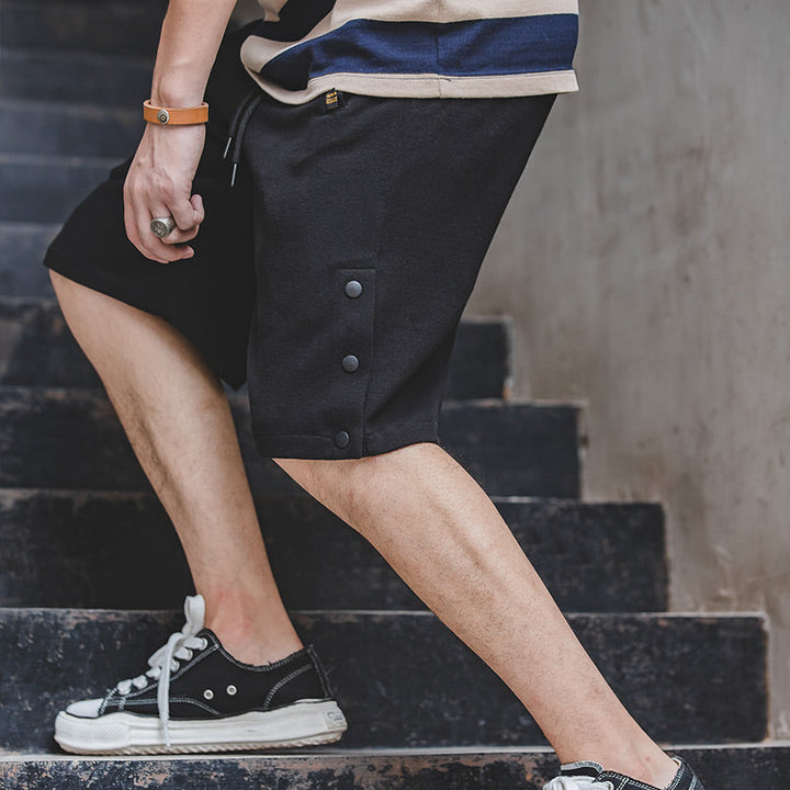 Levoire | Pantalons De Basketball Décontractés Avec Détails En Bouton