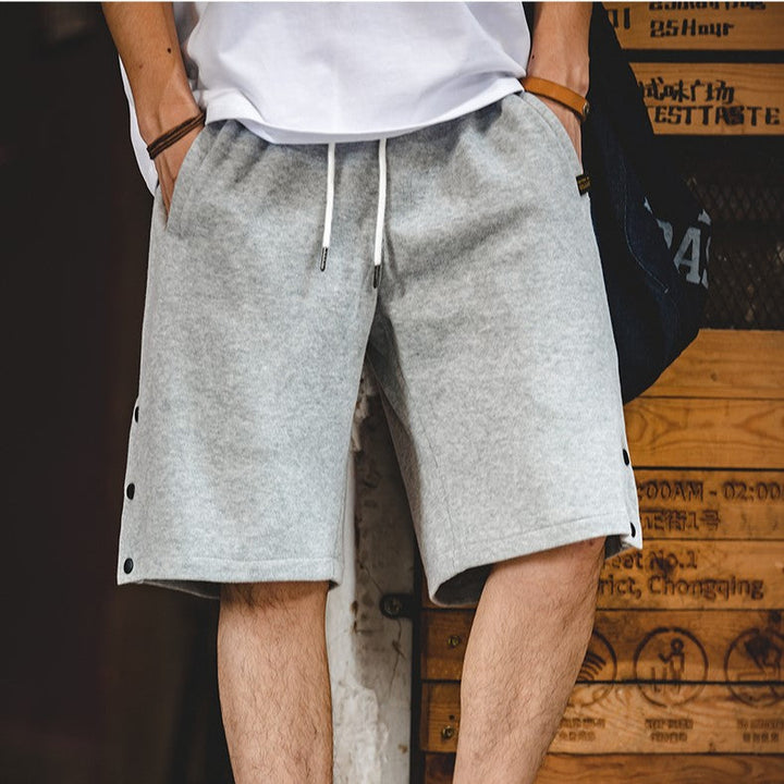 Levoire | Pantalons De Basketball Décontractés Avec Détails En Bouton