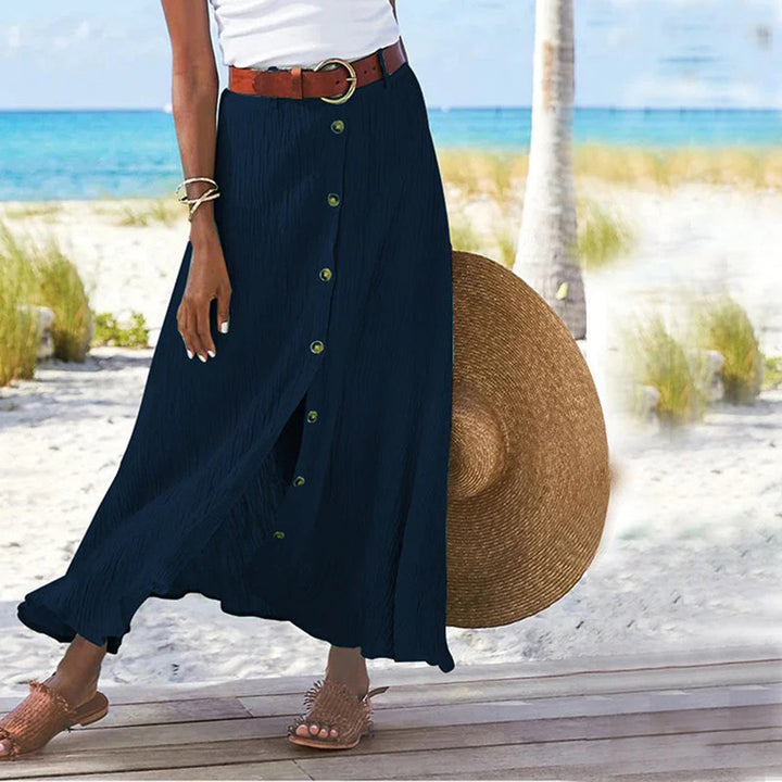 Levoire | Jupe maxi élégante Napilla Bleu foncé