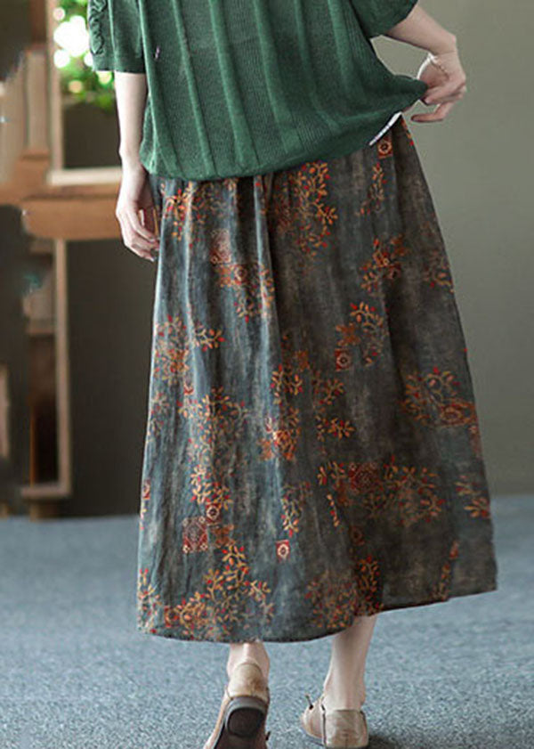 Levoire | Jupe En A En Lin Avec Une Taille Élastique D'Été
