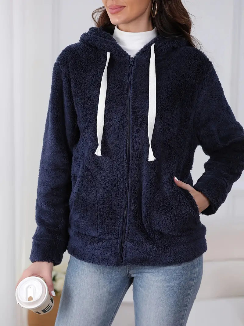 Levoire | Veste Avec Capuche Et Fermeture Éclair Pour Femmes Itzelana Merinonsininen
