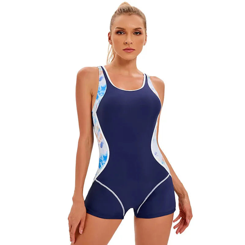 Levoire | Maillot De Bain Sportif Avec Des Motifs À Losanges Pour Les Activités Aquatiques Merensininen