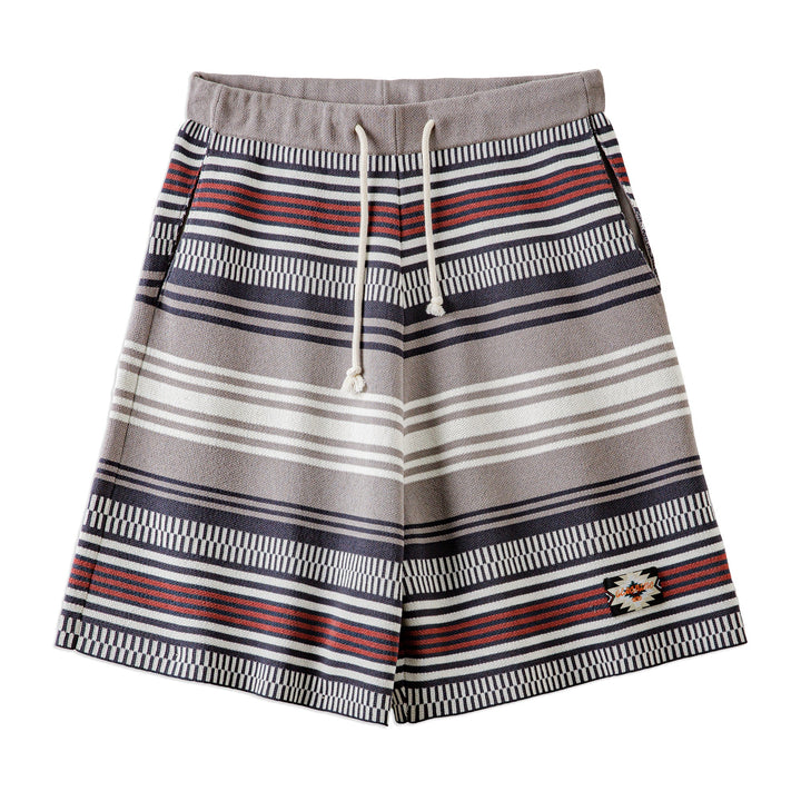 Levoire | Short En Tricot Stylé Avec Motif Unique Gris