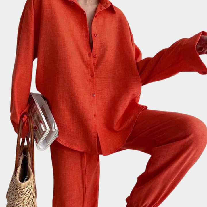 Levoire | Ensemble Pour Femmes Orange