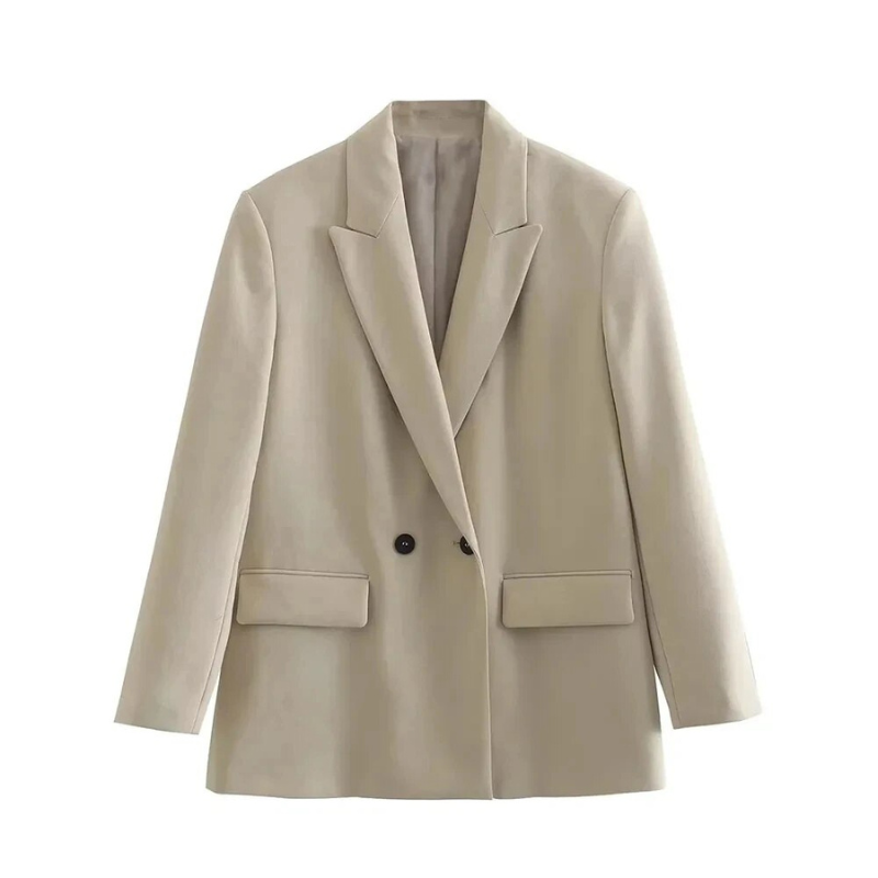 Levoire | Veste décontractée en grandes tailles Beige
