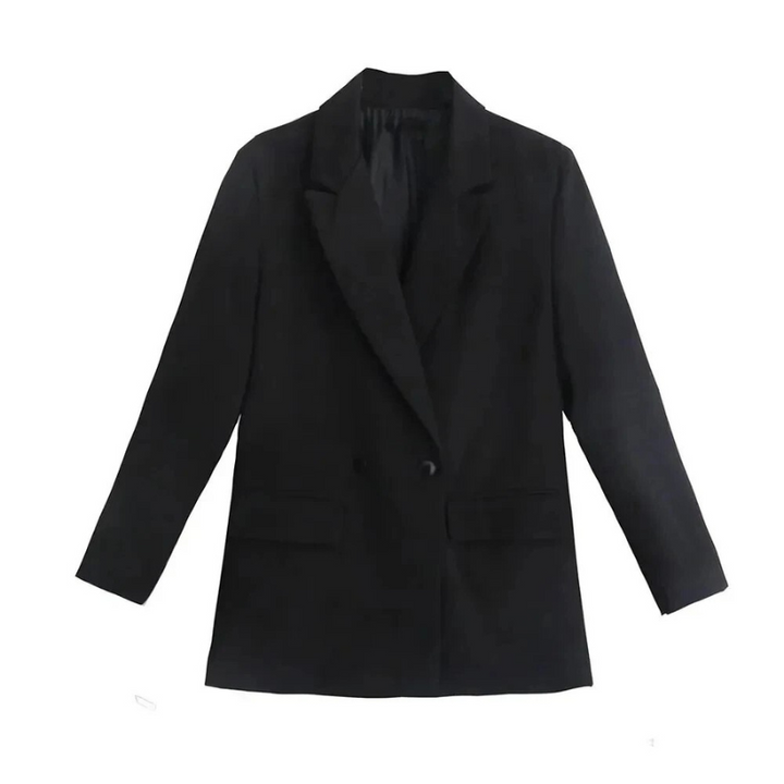Levoire | Veste décontractée en grandes tailles Noir