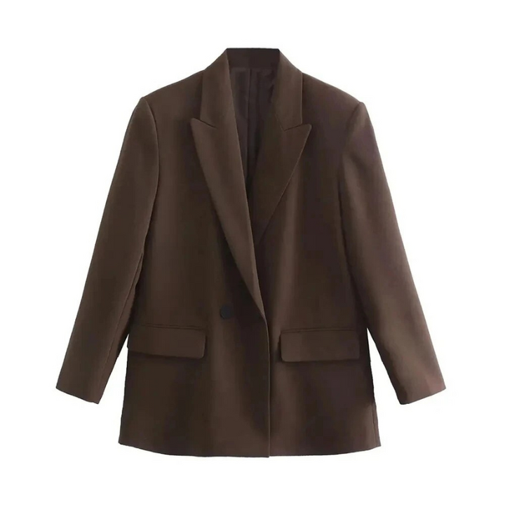 Levoire | Veste décontractée en grandes tailles Braun