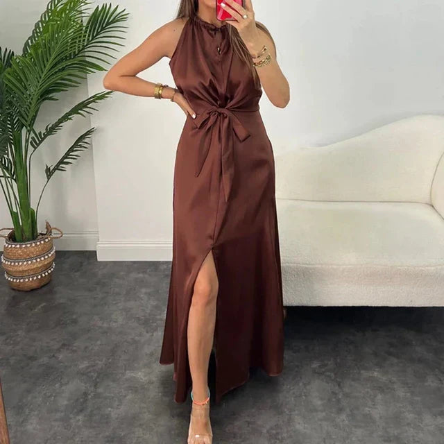 Levoire | Robe de soirée dos nu Café