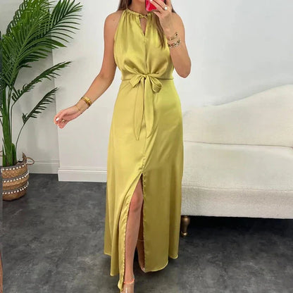 Levoire | Robe de soirée dos nu Jaune