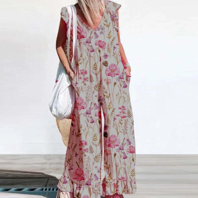 Levoire | Combinaison Avec Des Manches En Velours Froncées Braun