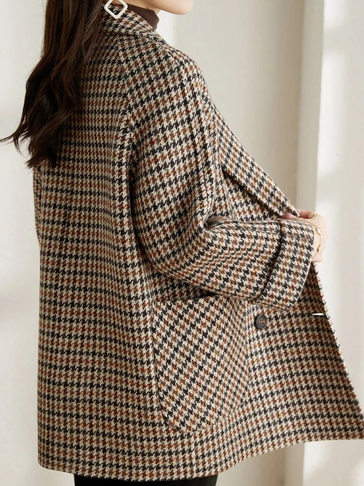 Levoire | Veste À Carreaux À Manches Longues Avec Poches