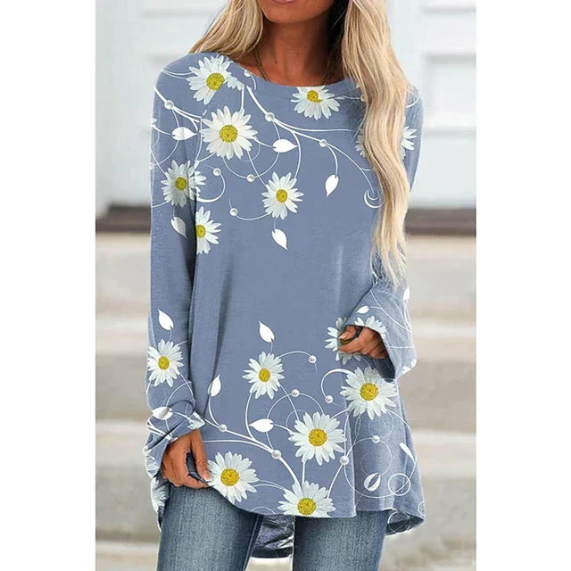 Levoire | Haut à motifs Bleu clair