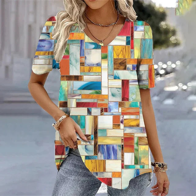 Levoire | T-shirt Élégant pour Femmes Stil B Une taille