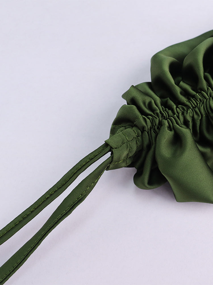 Levoire | Silke Bardot Ruché Corset Midi Robes