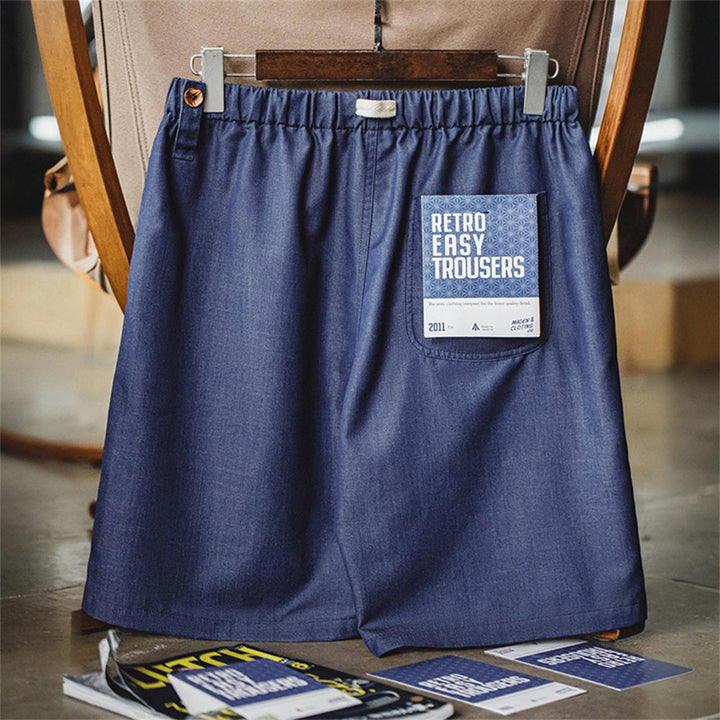 Levoire | Shorts Denim Rétro Avec Taille Élastique