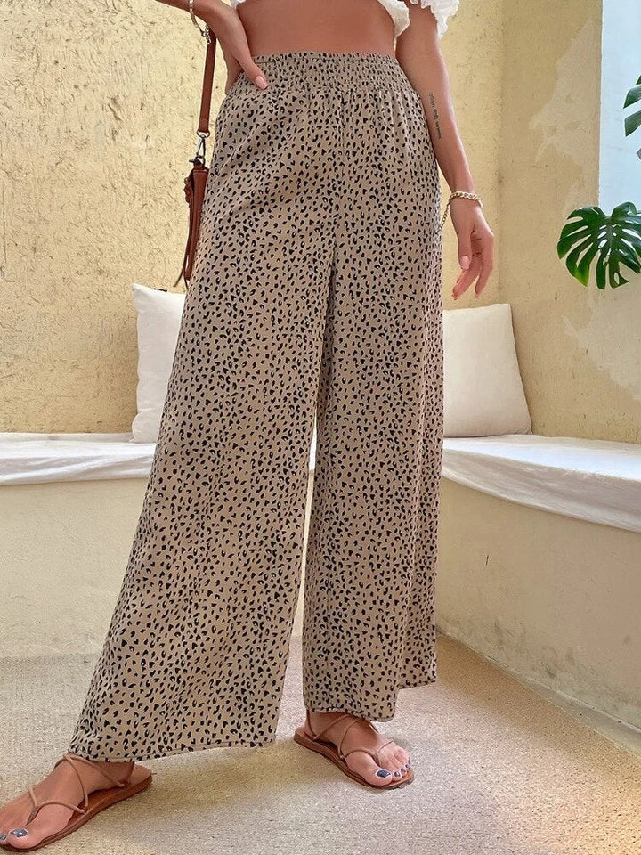 Levoire | Imprimé Animal Pantalons Khaki