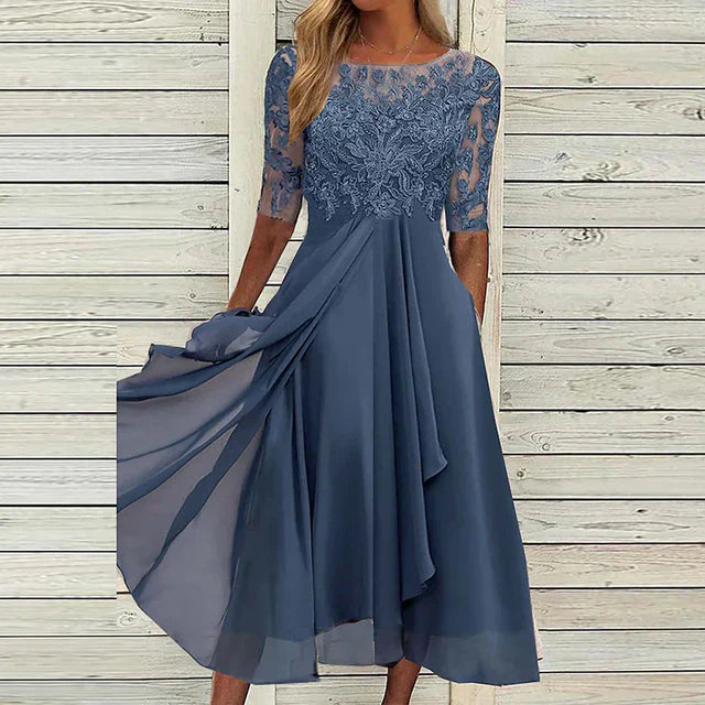 Levoire | Robe De Fête Bleu Foncé Bleu foncé