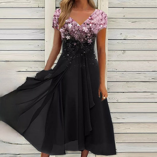Levoire | Robe en dentelle avec manches mi-longues