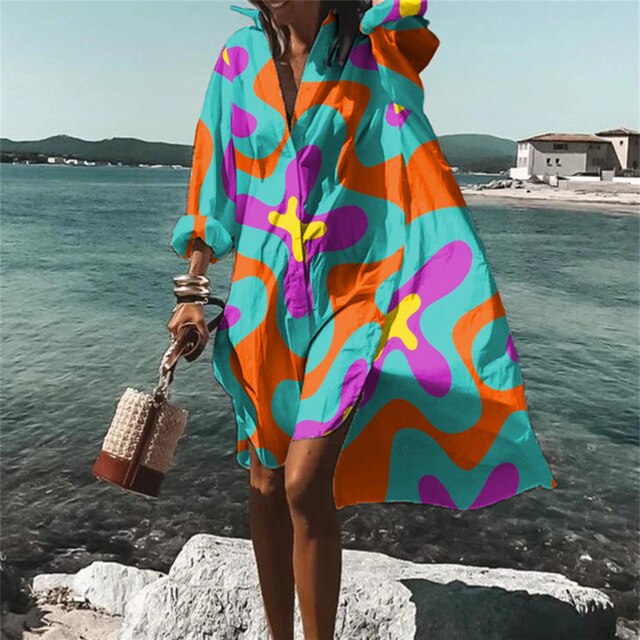 Levoire | Mode Robe De Plage Bleu