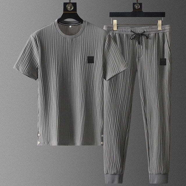 Levoire | Ensemble De Salon Pour Hommes Gris