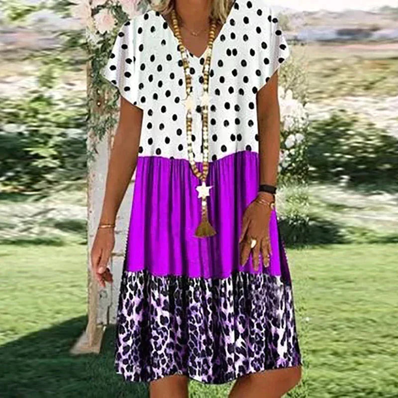 Levoire | Robe Rétro Robe Vintage Lilas
