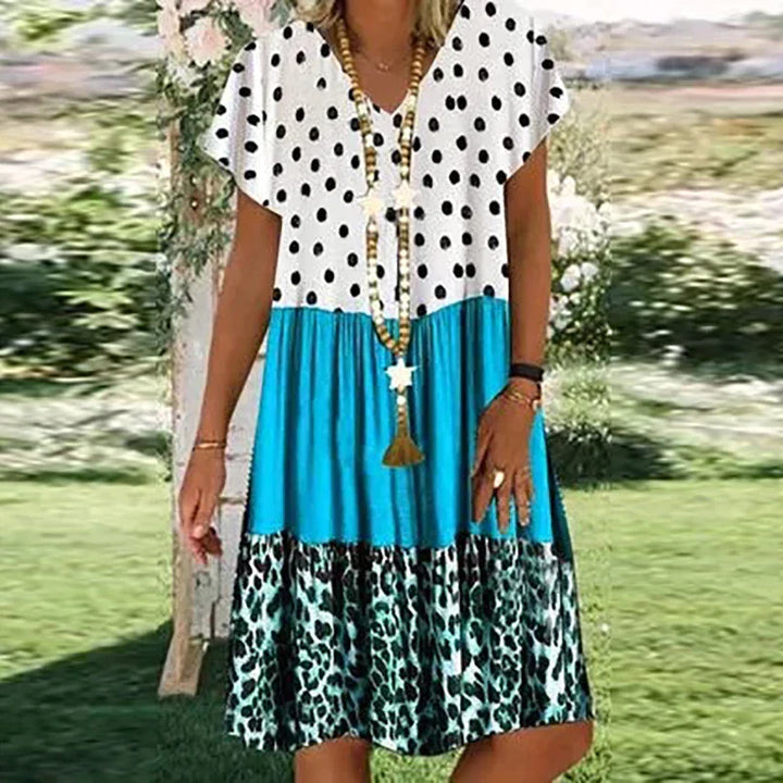 Levoire | Robe Rétro Robe Vintage Bleu