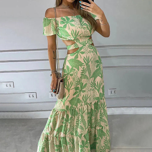 Levoire | Robe d'été longue élégante à coupe chic