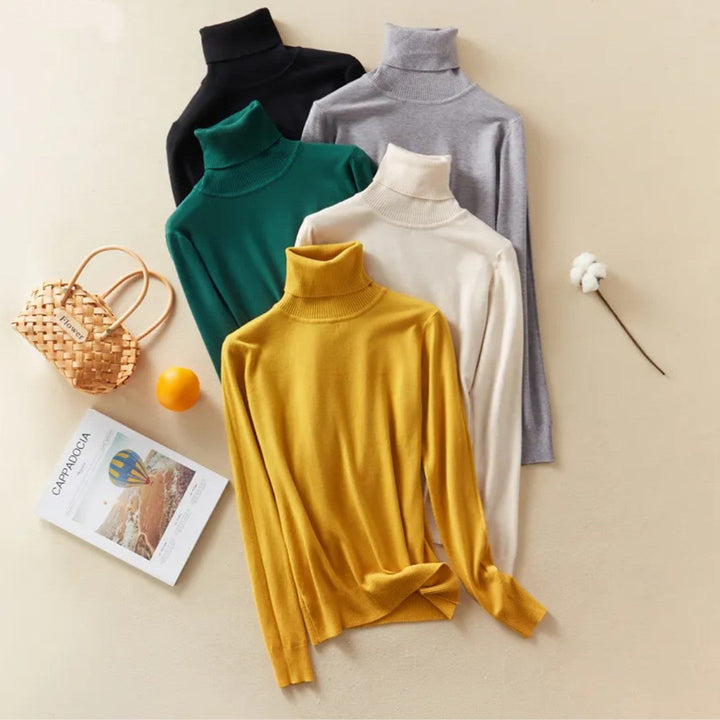 Levoire | Pull À Col Roulé Tricoté