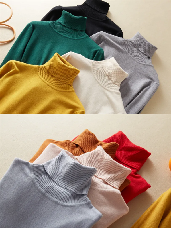 Levoire | Pull À Col Roulé Tricoté
