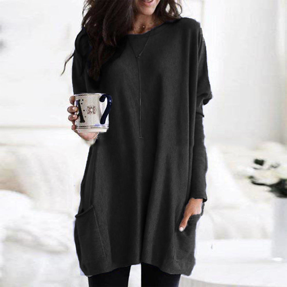 Levoire | Chemise Simple Avec Poches Et Manches Longues Noir