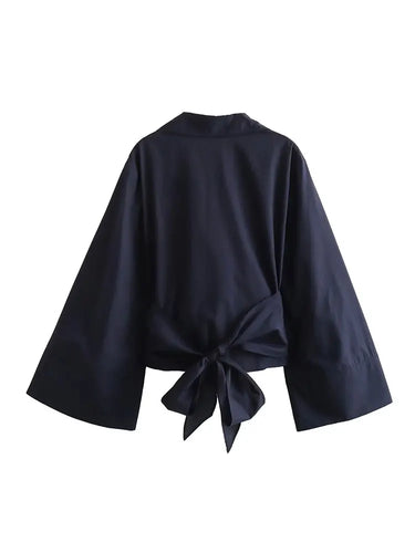Levoire | Blouse Avec Un Look Vintage Et Détail De Nœud
