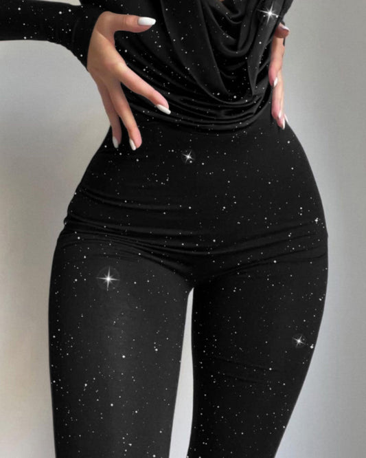 Levoire | Jumpsuit Glamour Avec Imprimé Étoiles