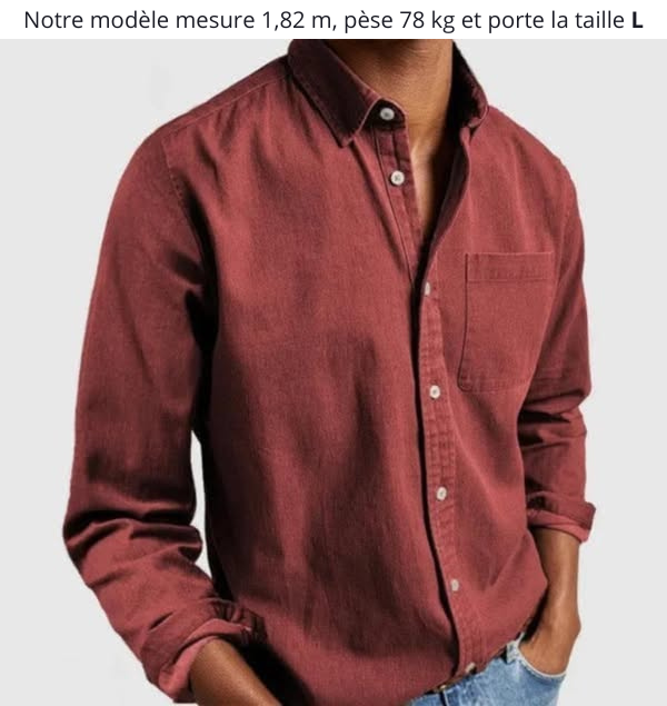Levoire | Chemise Élégante Et Polyvalente Rot
