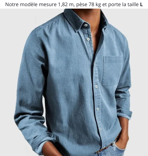 Levoire | Chemise Élégante Et Polyvalente Bleu ciel