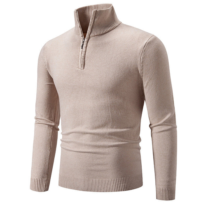 Levoire | Pull-Over À Zip Beige