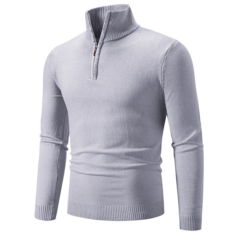 Levoire | Pull-Over À Zip Gris
