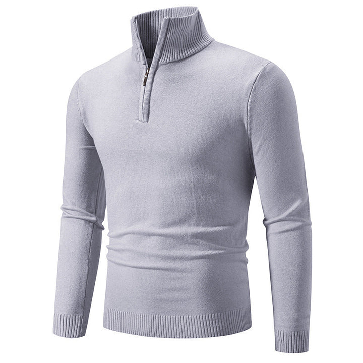 Levoire | Pull-Over À Zip Gris
