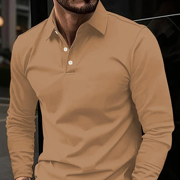 Levoire | Chemise Slim Fit Demi-Boutonnage Khaki