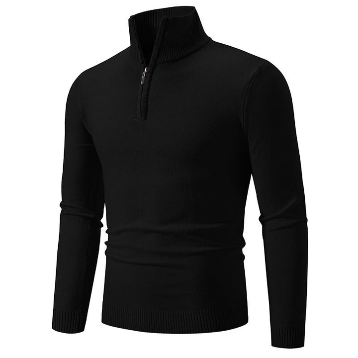Levoire | Pull-Over Avec Fermeture Éclair Noir