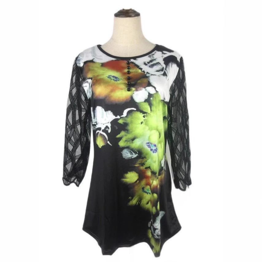 Levoire | T-shirt imprimé tendance à manches courtes