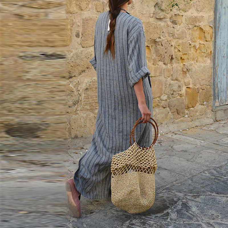 Levoire | Robe Maxi Rayée Vintage