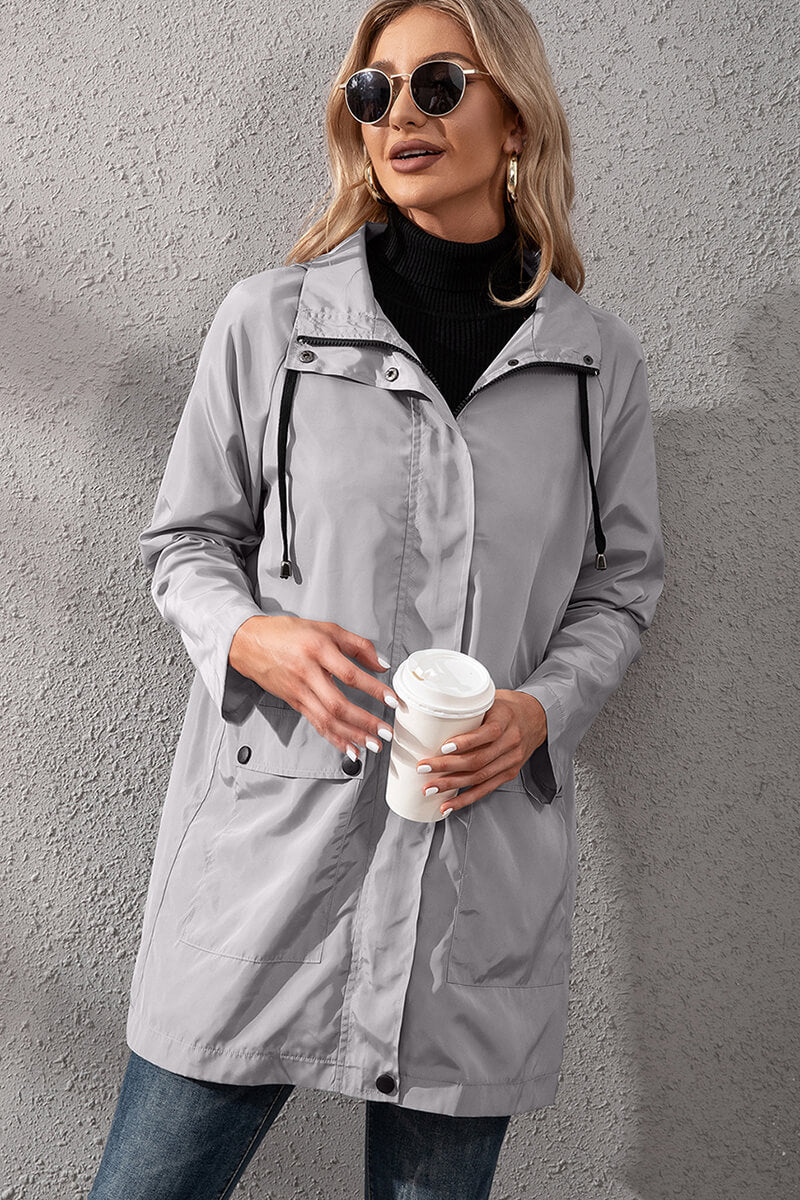Levoire | Veste Coupe-Vent Urbaine Imperméable Avec Capuche