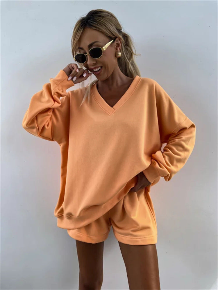 Levoire | Rento Coloré Top Short de Sport Set Orange