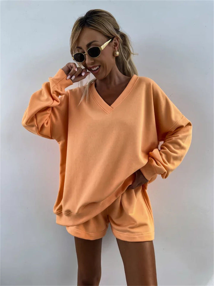 Levoire | Rento Coloré Top Short de Sport Set Orange