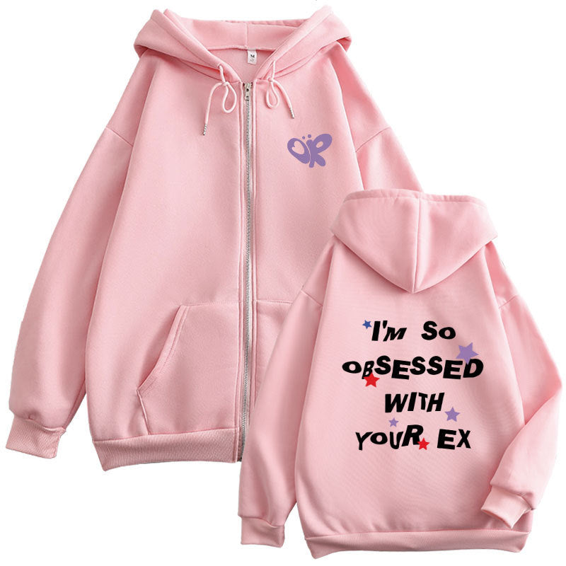 Sweat à capuche pour femmes avec imprimé ludique et coupe confortable Levoire