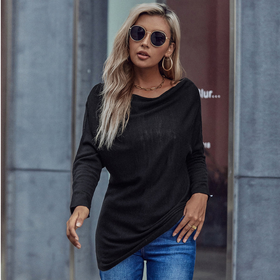 Tunique femme avec design décolleté et élégant drapé Levoire