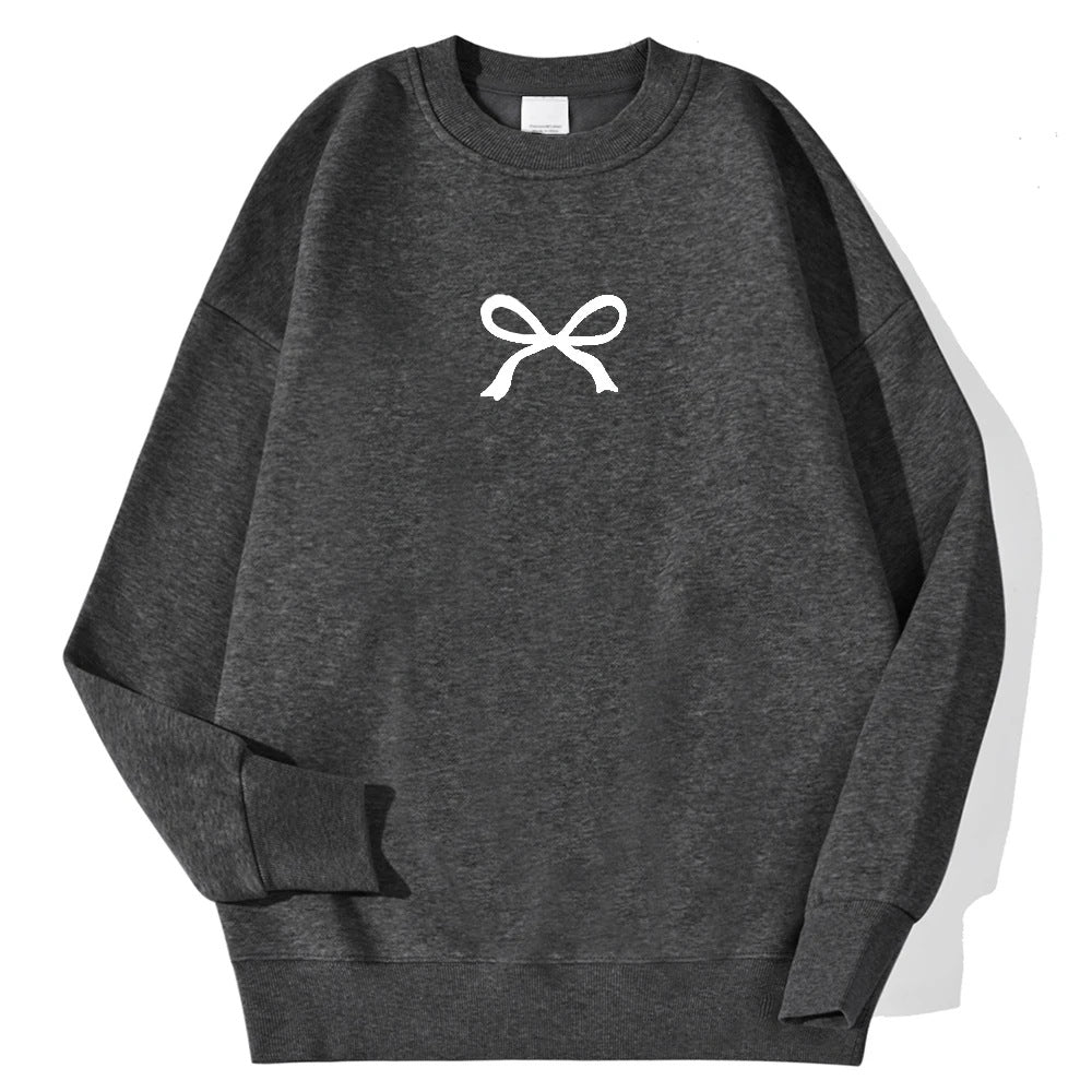 Sweat à capuche confortable pour femmes avec motif de nœud à la mode Levoire
