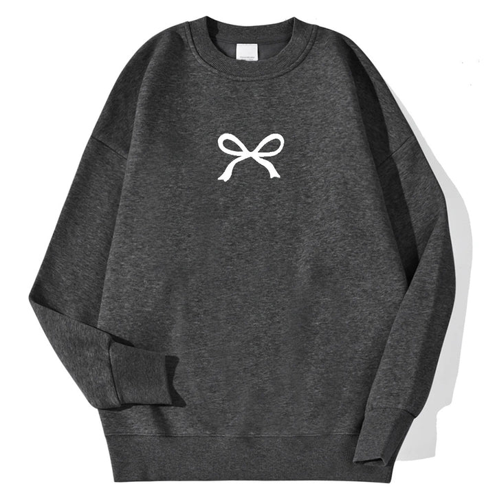 Sweat à capuche confortable pour femmes avec motif de nœud à la mode Levoire
